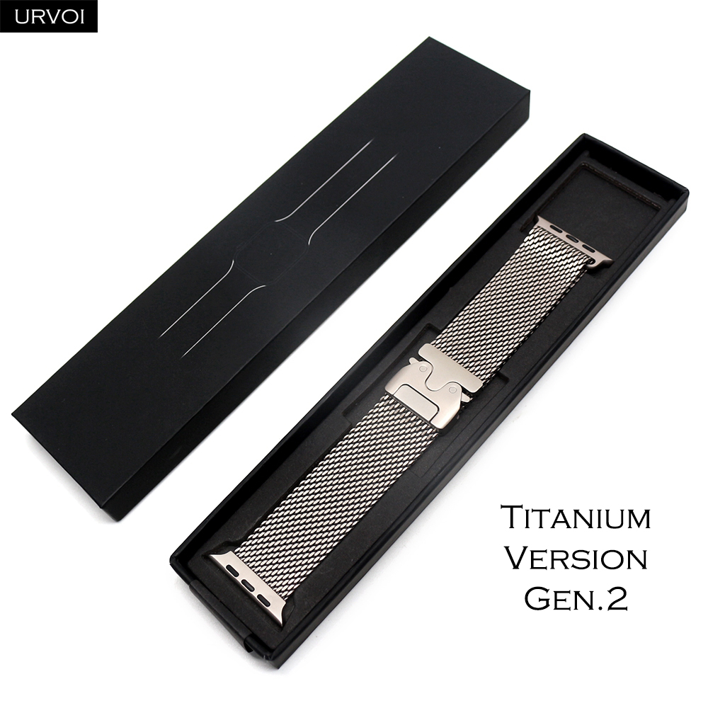 Mesh Coil Strip - URVOI Titan-Milanese-Armband für Apple Watch Ultra