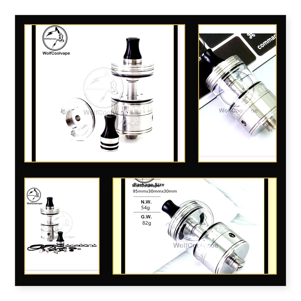 Vaping Air - Wolfcoolvape NOLA RTA 22mm Wiederaufbaubarer Tank-Zerstäuber